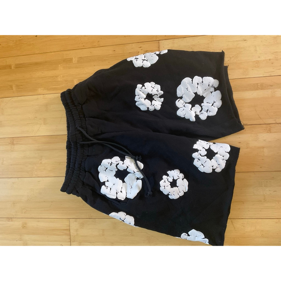 Denim Tear Shorts Black Size M - Picture 2 of 3